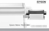 Epson Stylus® Pro 11880 GUÍA DE REFERENCIA RÁPIDA GUIA ...