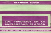 Los Prodigios en La Antiguedad Clasica - Bloch Raymond