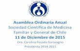 Asamblea Ordinaria Anual - Memoria 2015
