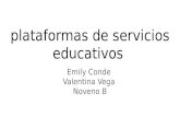 Plataformas de servicios educativos