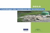 Catálogo de residuos de Andalucía