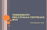 Terremoto italia centrale 2016