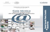 GUÍA TÉCNICA ETAPA 2 EXPEDIENTE DE EVIDENCIAS CICLO ESCOLAR 2016-2017