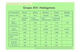 Grupo XVI: Halógenos