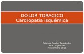 Dolor torácico y cardiopatía isquémica en Urgencias Hospitalarias