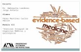 Medicina basada en evidencias (MBE)