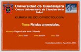 Fístulas anorrectales. COLOPROCTOLOGIA