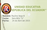 UNIDAD EDUCATIVA REPÚBLICA DEL ECUADOR