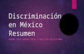 Discriminación en México