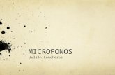 Micrófonos (características y tipos)
