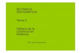 BOTANICA SISTEMATICA Tema 2 Historia de la Clasificación ...