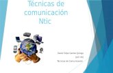 Técnicas de comunicación ntic listo