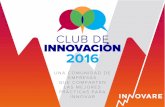 Club de la Innovación Costa Rica 2016: Agenda