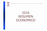 Resumen  PROYECTO DE PRESUPUESTO ECONOMICO 2016