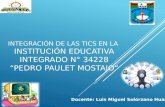 Integración de las tics en la Institución Educativa Pedro Paulet - Luis