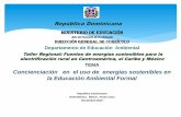 Dominican Republic| Nov-16 | Energias Sostenibles en la Educacion Ambiental Formal