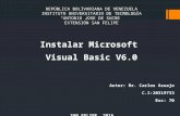 Instalar  visual basic v6.0