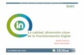 La calidad dimensión clave de la transformación digital