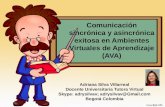 comunicación sincrónica y asincrónica exitosa  16 7 16