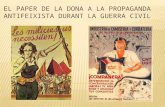 El paper de la dona a la propaganda antifeixista a la guerra civil