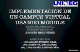 Implementación de un campus virtual usando moodle - Tesis