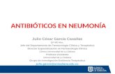 Antibioticos en neumonía. Farmacología Clínica