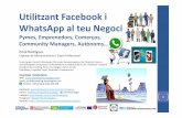 Sessió 3: Whatsapp per a pimes i emprenedors