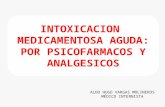 Psicofarmacos  analgésicos 2012