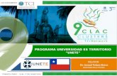 TCILatinAmerica16 Programa Universidad es Territorio "UNETE"