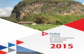 Cuba, cartera de oportunidades de inversión extranjera