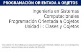 Programacion Orientada a Objetos - Unidad 2 clases y objetos