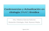Citologia tiroidea: actualizacion.