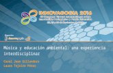 III Congreso Internacional Innovagogía 2016. Comunicación 73: Música y educación ambiental: una experiencia interdisciplinar