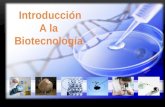 Introduccion a la biotecnologia
