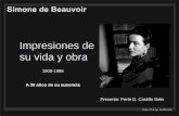 Simone de Beauvoir, impresiones de su vida y obra