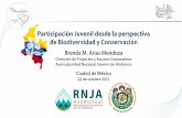 Participación juvenil desde la perspectiva de biodiversidad y conservación - Brenda Mireya Arias