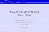 Simulación de Procesos Aspen Plus