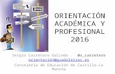 Orientación académica y profesional 2016