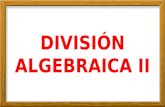 División algebraica ii   4º