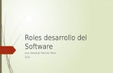 Roles desarrollo del software