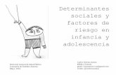 Determinantes sociales y factores de riesgo en infancia y adolescencia
