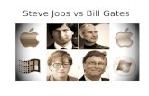 Bill gates versus steve jobs