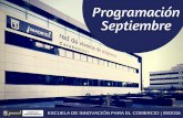 Programación de Septiembre de la Escuela de Comercio
