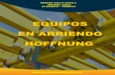 Catálogo de Arriendo de Equipos HOFFNUNG