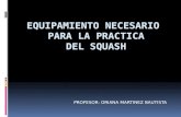 Equipamiento necesario para squash