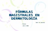 Fórmulas magistrales en dermatología