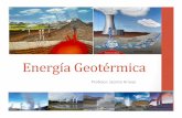Clase 7 energía geotérmica