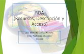 RDA(Recursos, Descripción y Acceso