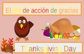 Thanksgiving Vocabulary in Spanish