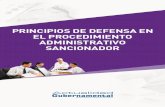 principios de defensa el procedimiento administrativo sancionador